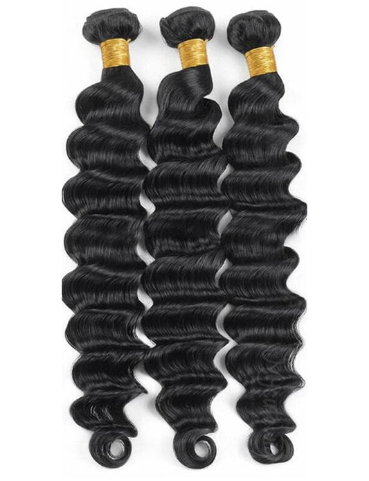 Blackbeauty cabello suelto onda profunda 3 piezas paquetes de cabello humano