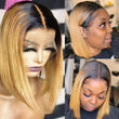 Blackbeautyhair 13X4 Lace Frontal  Bob T4/27 wig