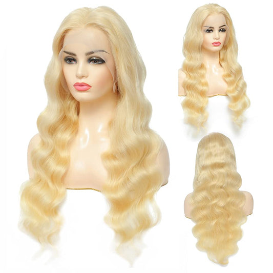 Blackbeautyhair 613 Body Wave Human Hair 10a Brazilian 13x4 Blonde Lace Frontal Wigs
