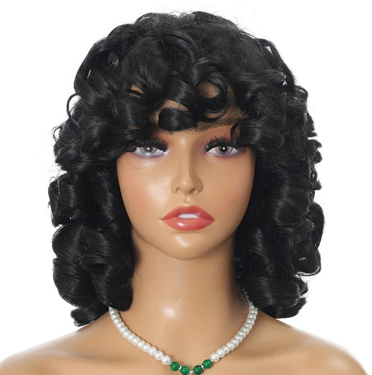 Blackbeautyhair Blackbeauty hair 13X4 Lace Frontal Bouncy wig