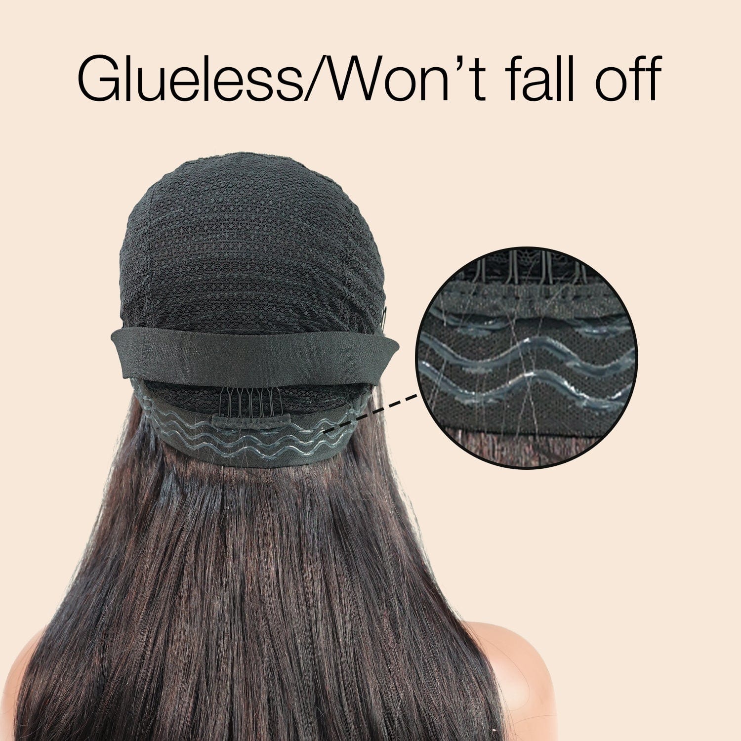 Blackbeautyhair TTNC ST 4x4 Glueless Closure Straight Wig Vietnam Raw Hair