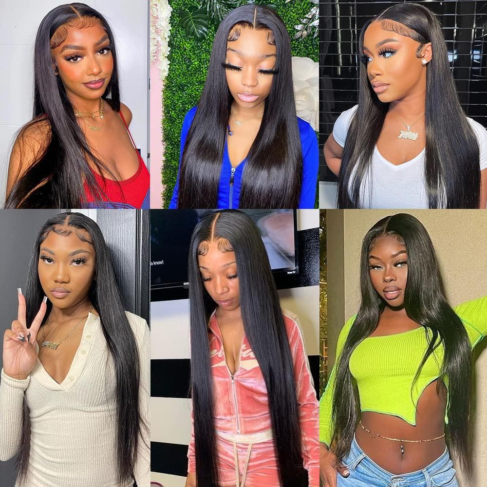 Emilyhair Affordable HD Lace 13x4 Long Straight Lace Front Wigs Human Hair