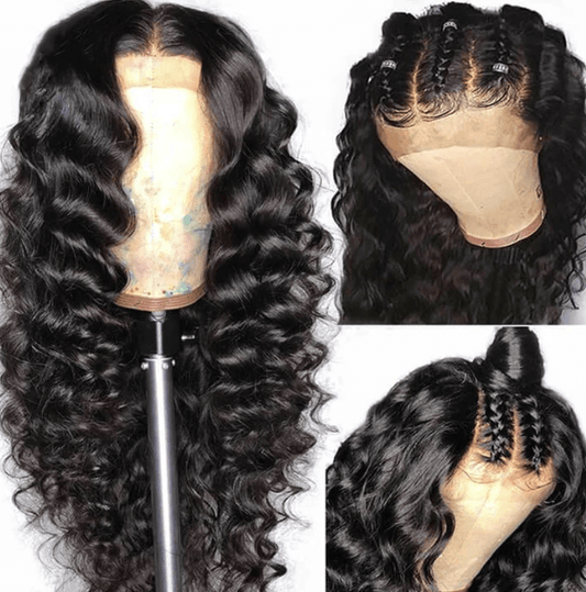 Emilyhair Loose Wave 13×4 HD Transparent Lace Front Human Hair Wigs Sterly Hair
